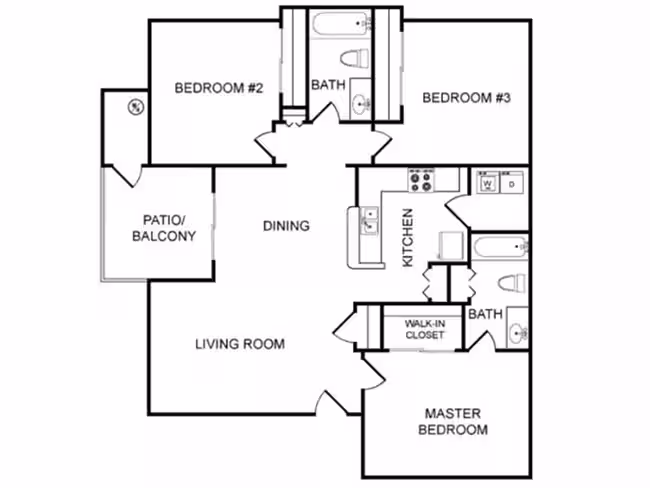 Unit AUCMUJ 260 floor plan
